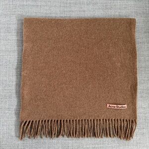Acne Studios Fringe Wool Scarf Narrow